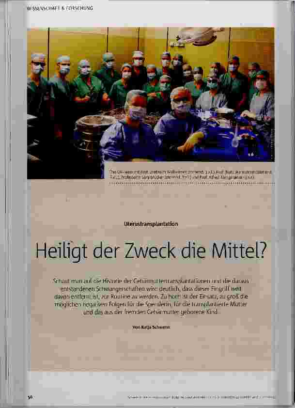 Vorschauseite 1: Heiligt der Zweck die Mittel?