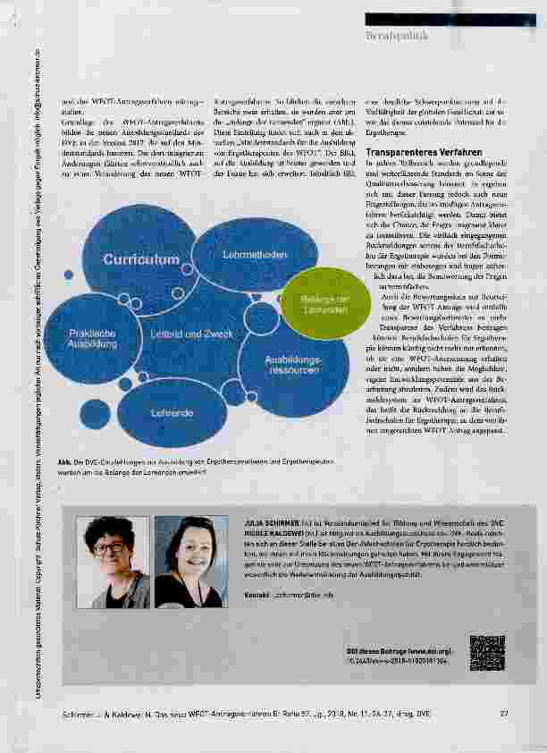 Vorschauseite 2: Für (mehr) Qualität in der Ausbildung