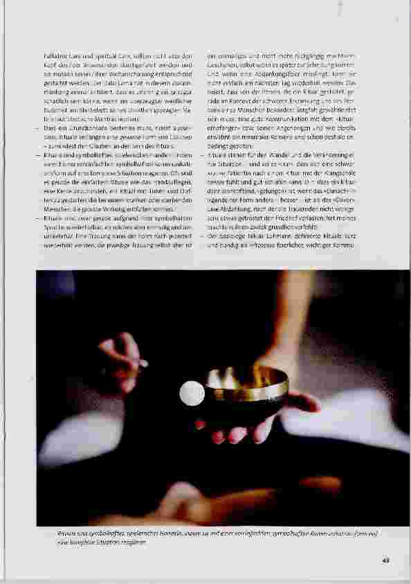 Vorschauseite 2: Welchen Sinn haben Rituale?