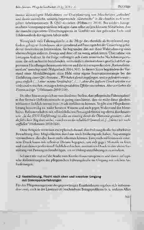 Vorschauseite 6: Rolienstrategien pflegerischer Führungskräfte im Umgang mit Spannungserleben und Diskrepanzerfahrungen im Berufsalltag - Ansatzpunkte für eine unterstützende Kompetenzentwicklung