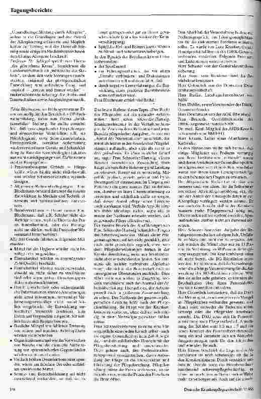 Vorschauseite 3: Gesundheitsgefährdung des Pflegepersonals 2.Essener Pflegesymposion am 30.11.1987 in Essen