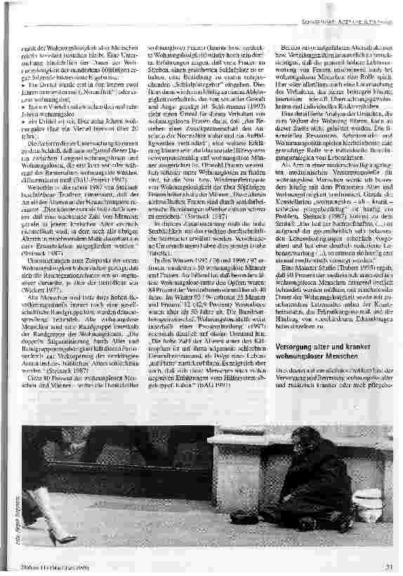 Vorschauseite 2: Doppelte Stigmatisierung Alter und Wohnungslosikeit
