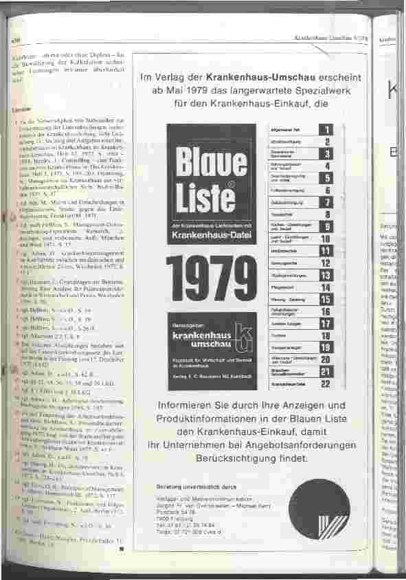 Vorschauseite 5: Möglichkeiten der Entlastung des Krankenhaus-Managements durch Stäbe