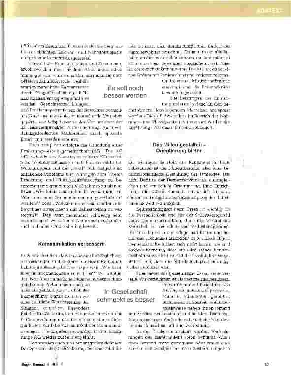 Vorschauseite 3: Multidisziplinäre Zusammenarbeit -Mehr Wohlbefinden für Menschen mit Demenz im Heim