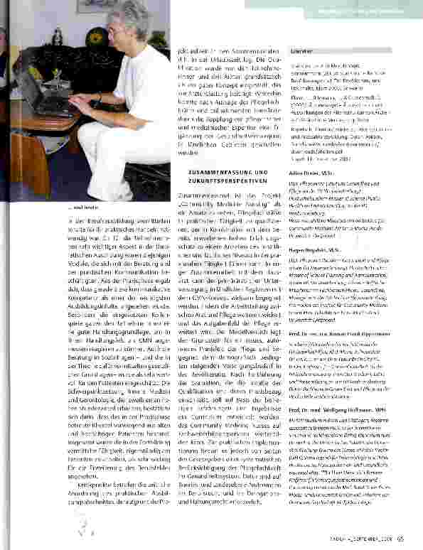 Vorschauseite 4: COMMUNITY MEDICINE NURSING