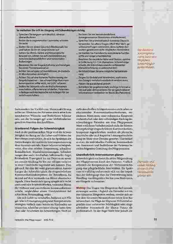 Vorschauseite 2: Hörprobleme im Alter - oft verschwiegen und unterschätzt