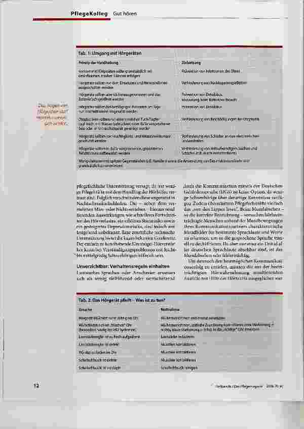Vorschauseite 3: Hörprobleme im Alter - oft verschwiegen und unterschätzt