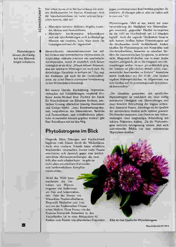 Vorschauseite 3: Beschwerden in den Wechseljahren Magnesium und Fenchel bringen Frauen weiter