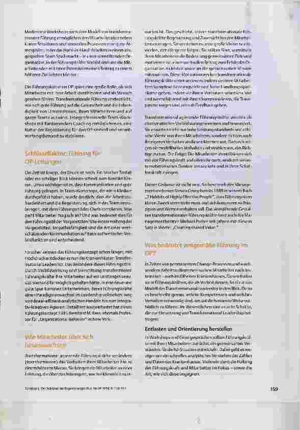 Vorschauseite 2: Der Schlüssel zur Begeisterungskultur