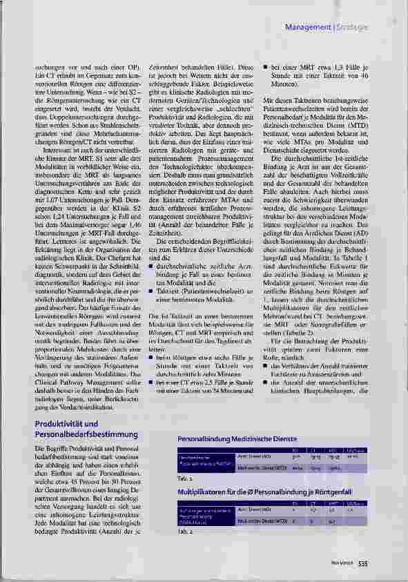 Vorschauseite 4: Serie: Klinische Radiologie Schwierige Vergleiche