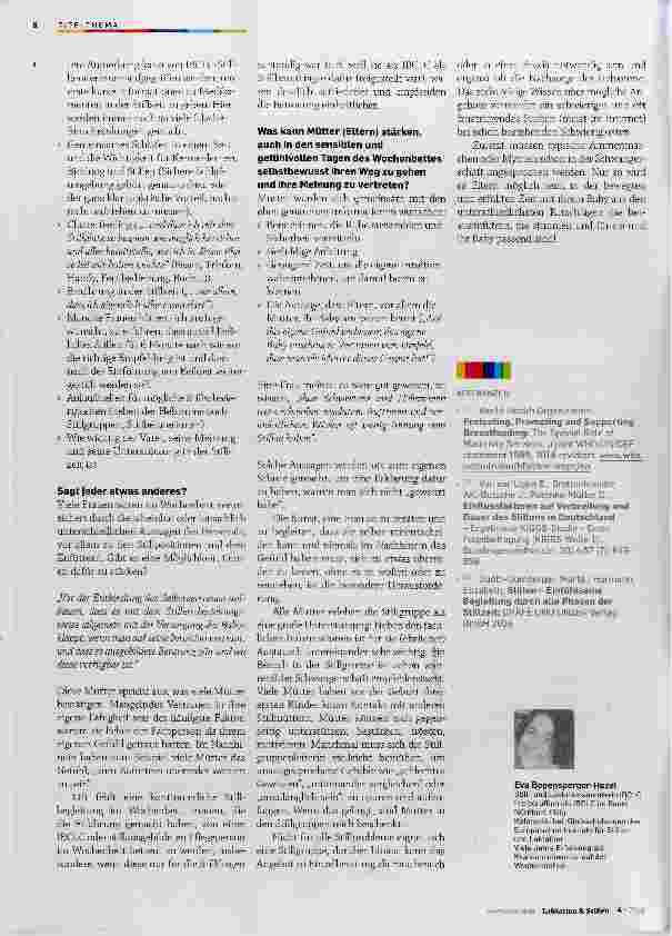 Vorschauseite 3: Stillvorbereitung in der Schwangerschaft aus Sicht der Mütter