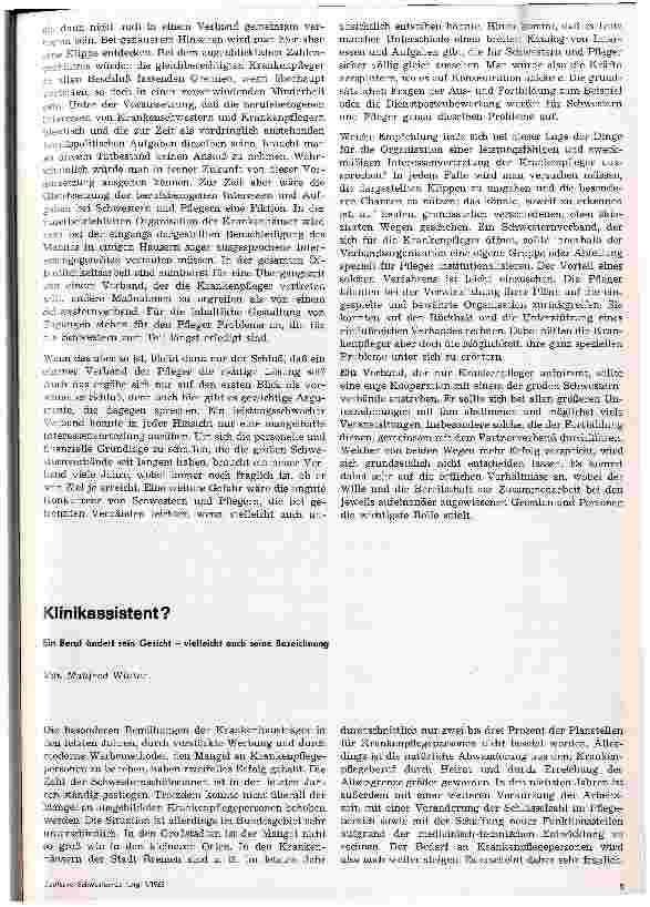 Vorschauseite 4: Der Krankenpfleger - Zum Wandel eines Berufsbildes