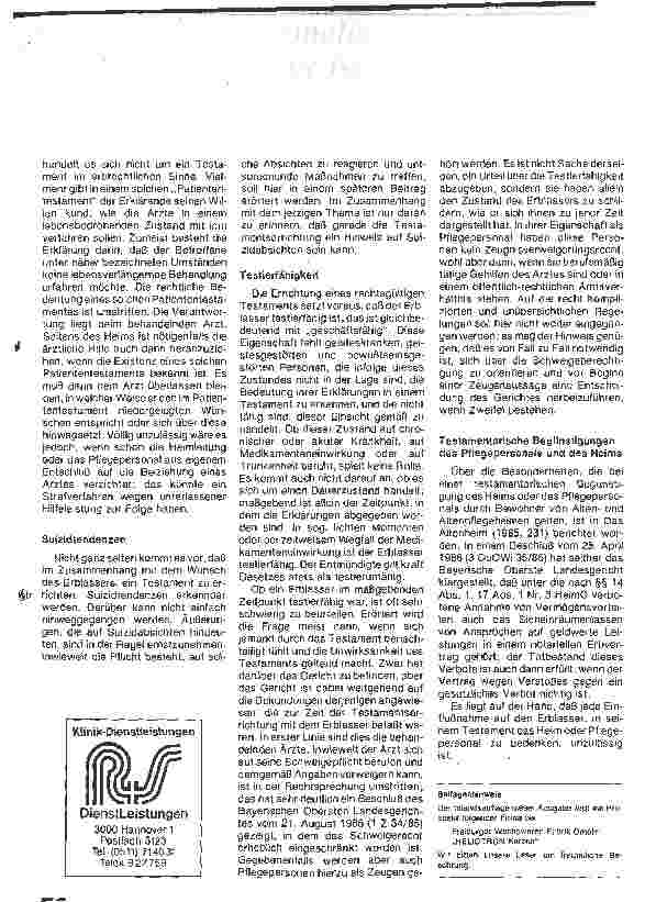 Vorschauseite 3: Testamentserrichtung