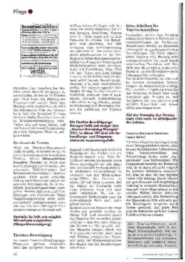 Vorschauseite 3: Tinnitus - Geräusche aus dem Nichts?