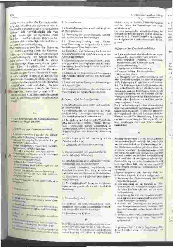 Vorschauseite 2: Grundsätze für die Organisation der Krankenhausführung Empfehlung der Deutschen Krankenhausgesellschaft vom 5. April 1978