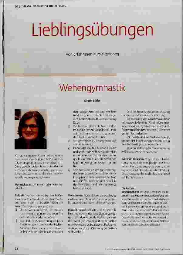 Vorschauseite 1: Lieblingsübungen