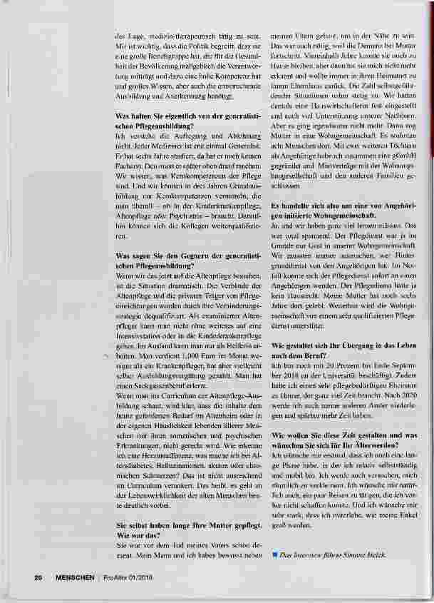 Vorschauseite 3: Die Pflege muss eigenständig ihre Aufgaben wahrnehmen können