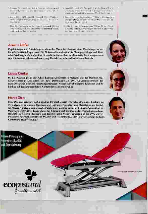 Vorschauseite 4: Visuelles Feedback bei chronischem Rückenschmerz