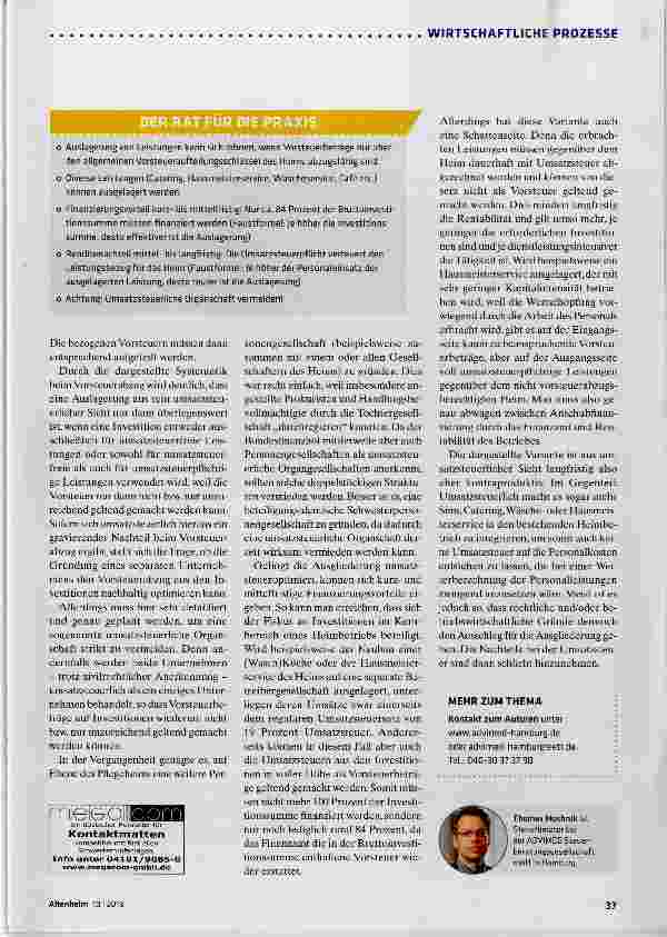 Vorschauseite 2: Lohnt die Ausgliederung von Unternehmensteilen?