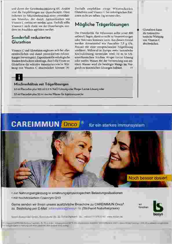 Vorschauseite 4: Die Vitamin-C-Infusionstherapie