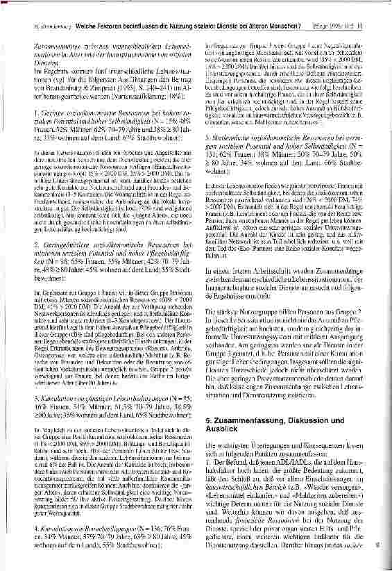Vorschauseite 4: Welche Faktoren beeinflussen die Nutzung sozialer Dienste bei älteren Menschen?