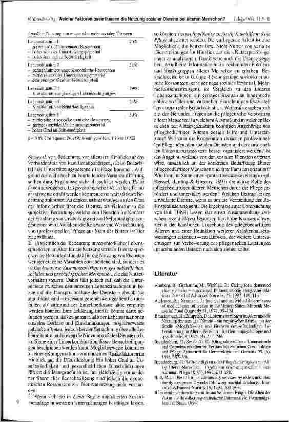 Vorschauseite 5: Welche Faktoren beeinflussen die Nutzung sozialer Dienste bei älteren Menschen?