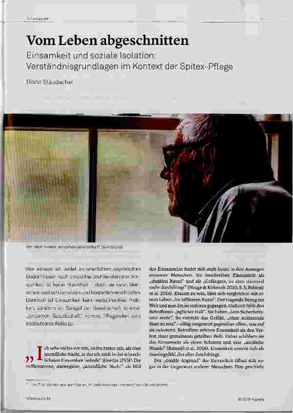 Vorschauseite 1: Vom Leben abgeschnitten