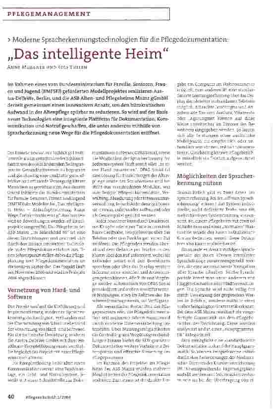 Vorschauseite 1: Das intelligente Heim