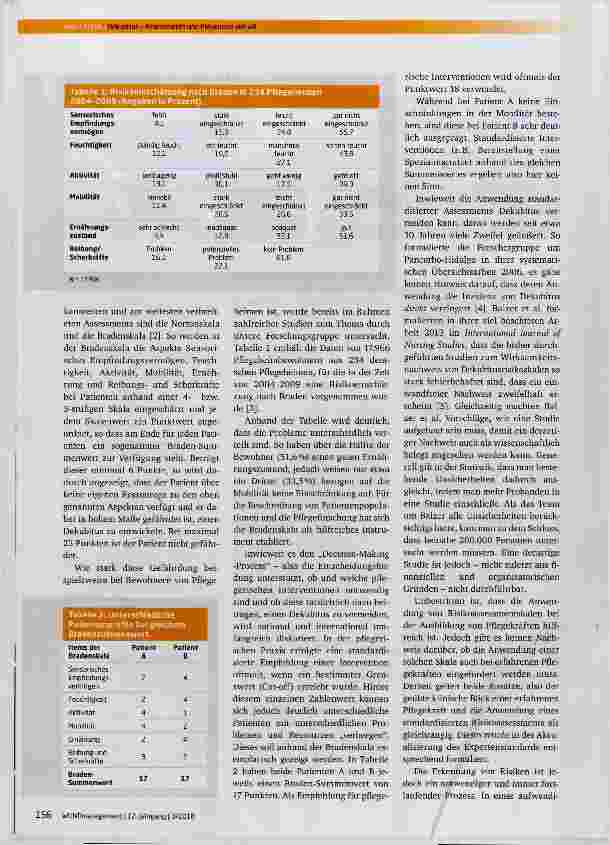 Vorschauseite 2: Dekubitus-Assessments und Prävention durch kontinuierliches Bewegungsmonitoring mittels smarter Technologie-aktuelle Entwicklungen 2018