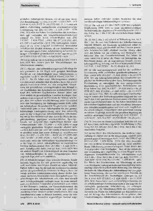 Vorschauseite 4: Außerordentliche Kündigung mit Auslauffrist Verweigerung einer amtsärztlichen Untersuchung zur Feststellung der Arbeitsfähigkeit Präventionsverfahren