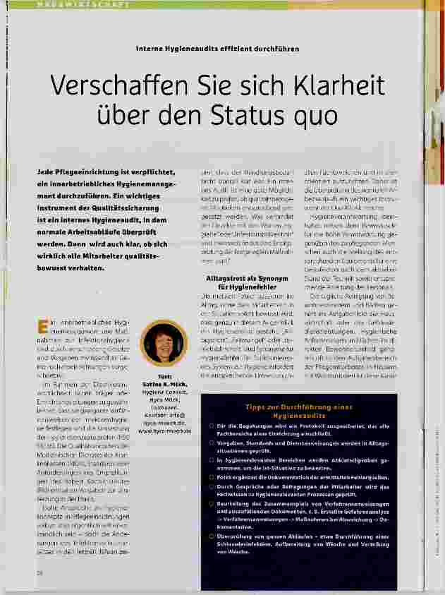 Vorschauseite 1: Verschaffen Sie sich Klarheit über den Status quo