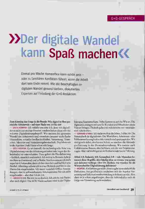 Vorschauseite 2: Der digitale Wandel kann Spaß machen