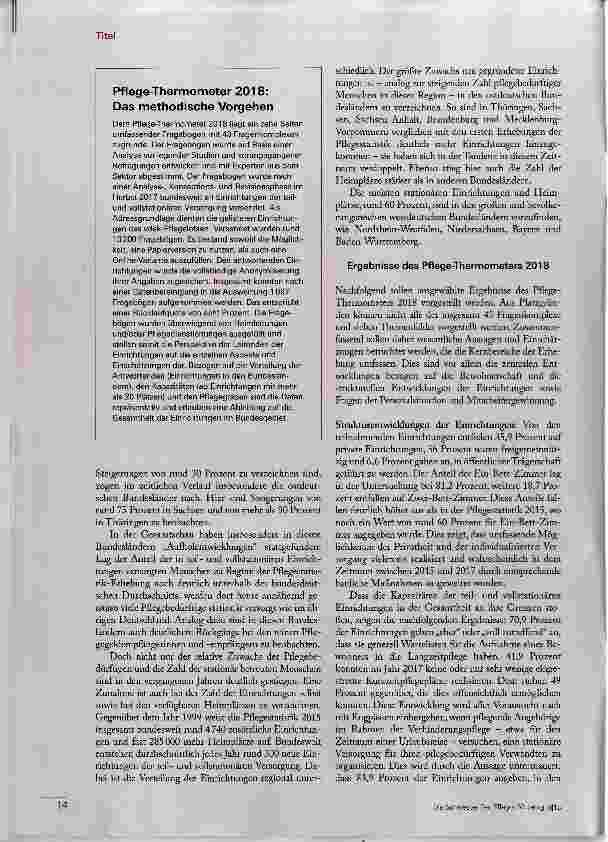 Vorschauseite 3: Pflegeheime „am Limit