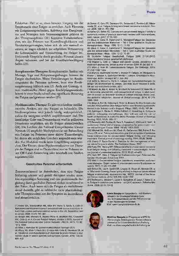 Vorschauseite 4: Fatigue: Was tun gegen die quälende Müdigkeit?