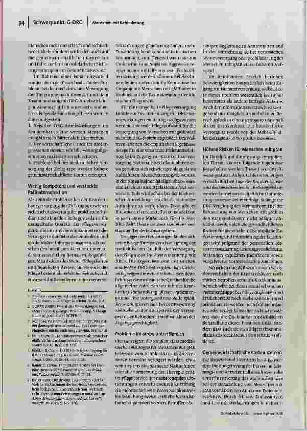 Vorschauseite 2: Besondere Bedürfnisse