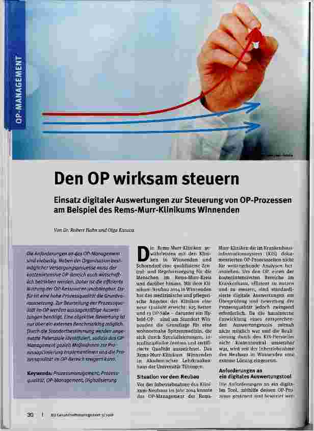 Vorschauseite 1: Den OP wirksam steuern