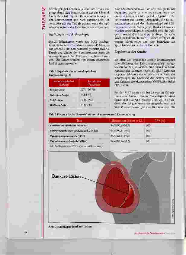Vorschauseite 3: Physiotherapeutische Diagnostik der Bankart-Läsion