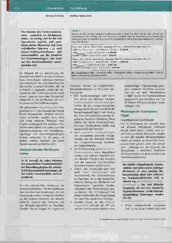 Vorschauseite 3: Der individualisierte Transfusionstrigger