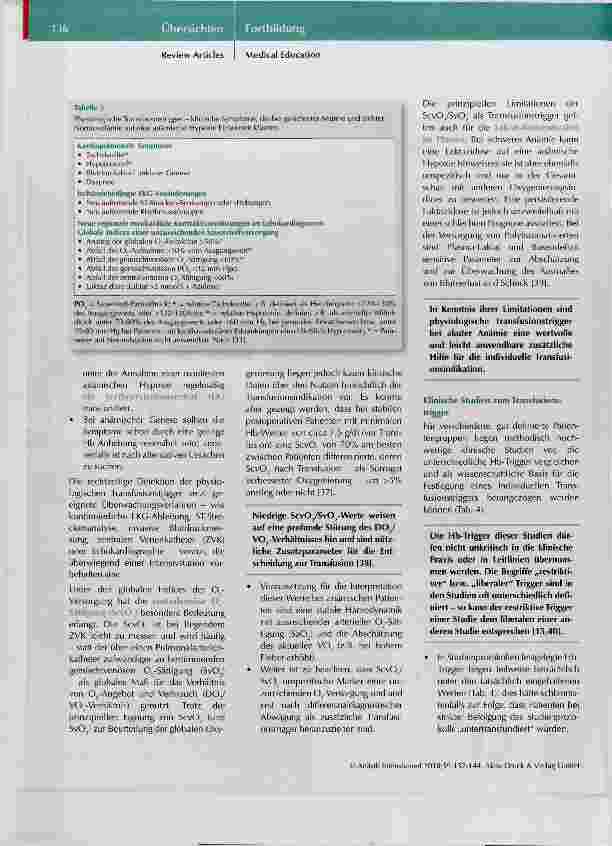 Vorschauseite 4: Der individualisierte Transfusionstrigger