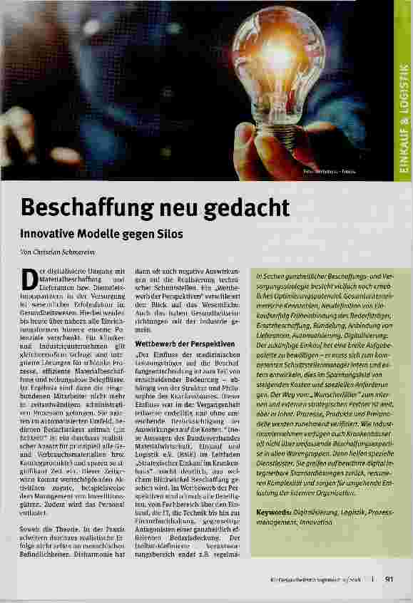 Vorschauseite 1: Beschaffung neu gedacht