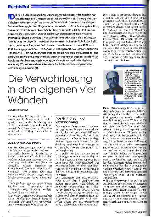 Vorschauseite 1: Die Verwahrlosung in den eigenen vier Wänden