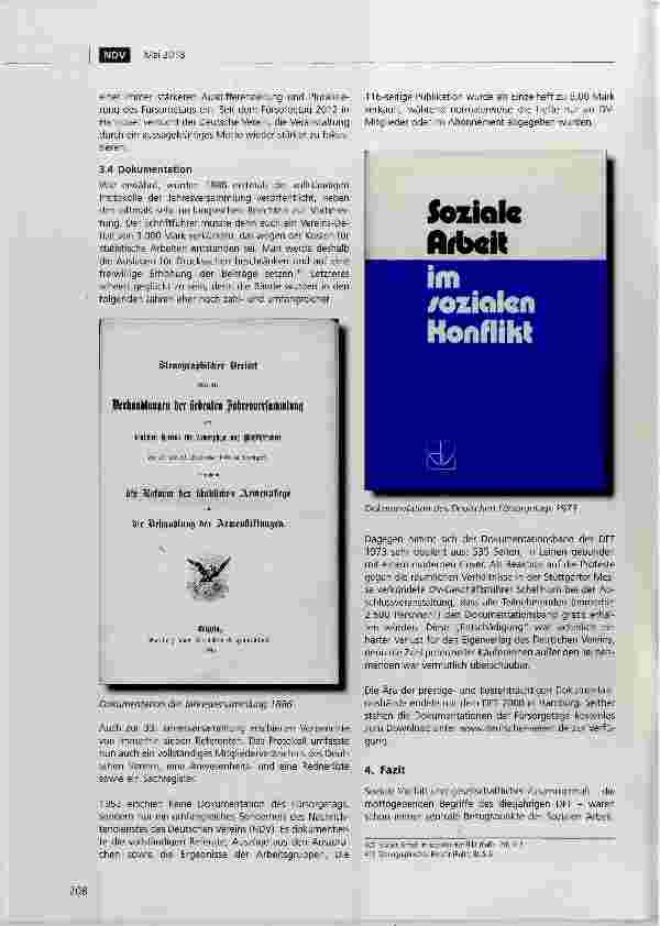 Vorschauseite 6: Kontinuitäten und Brüche: der Deutsche Fürsorgetag zum fünften Mal in Stuttgart