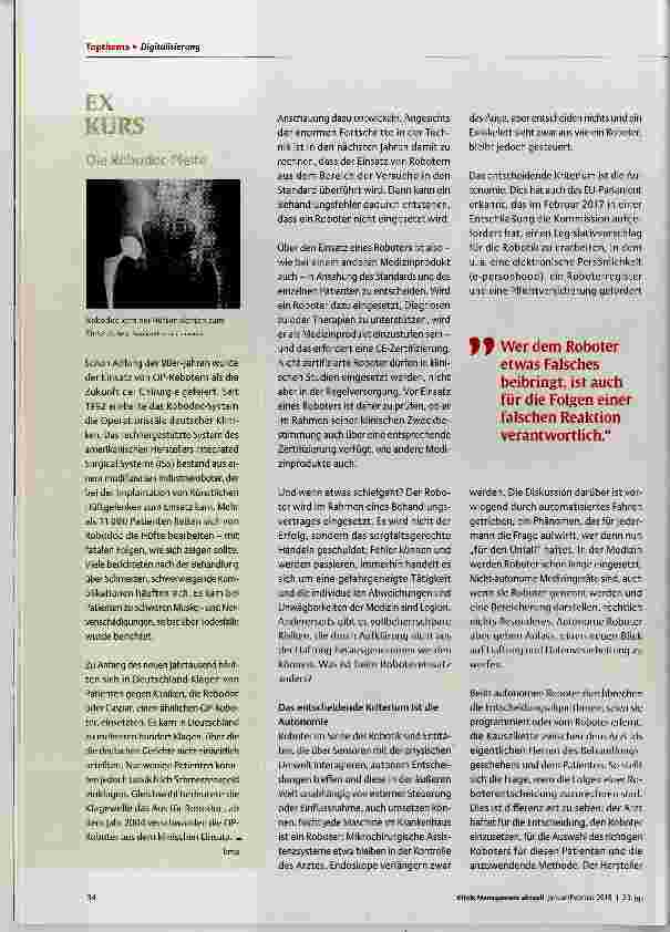 Vorschauseite 2: Wer haftet für Kollege Roboter?