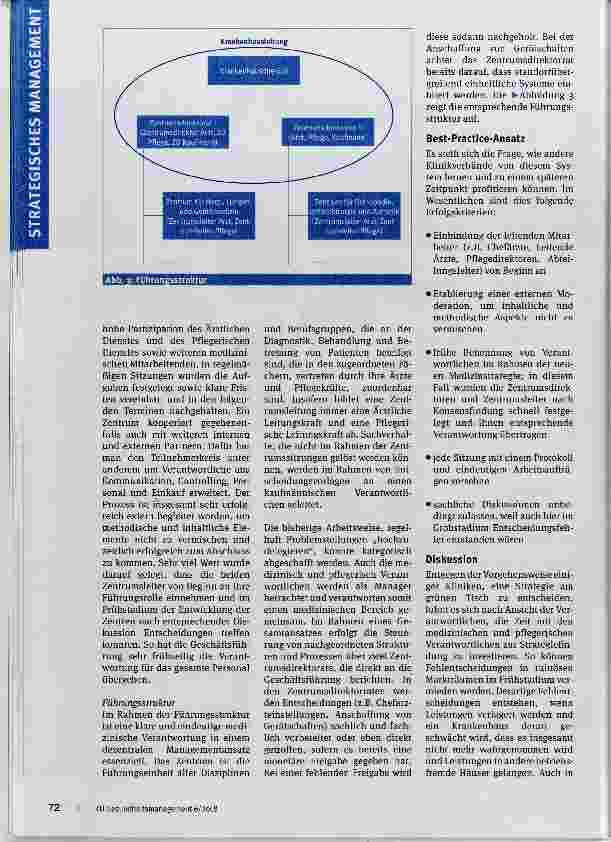 Vorschauseite 3: Medizinische Leistungsstrategie in Klinikverbünden