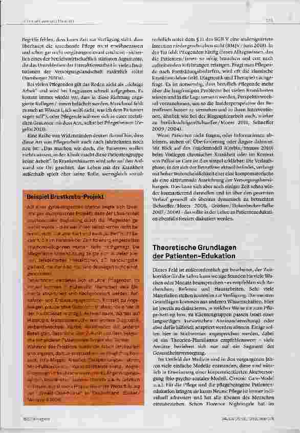 Vorschauseite 5: Patientenedukation in der Pflege Themensammlung und Unterrichtsvorschläge