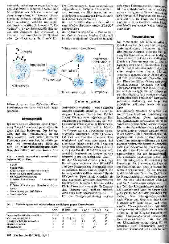 Vorschauseite 2: Fortschritte in der Immunologie bei rheumatischen Krankheiten