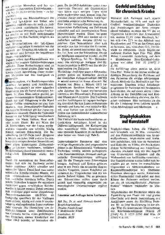 Vorschauseite 3: Fortschritte in der Immunologie bei rheumatischen Krankheiten