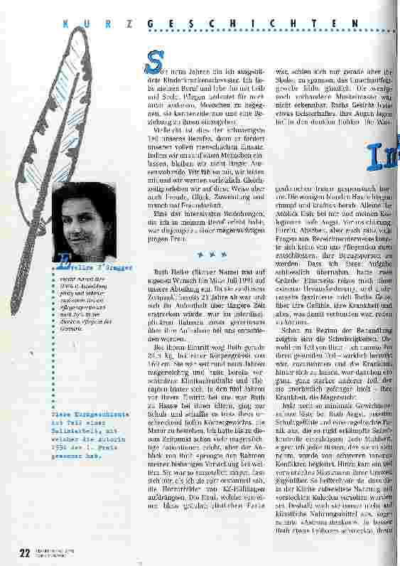 Vorschauseite 1: Im Käfig der Magersucht