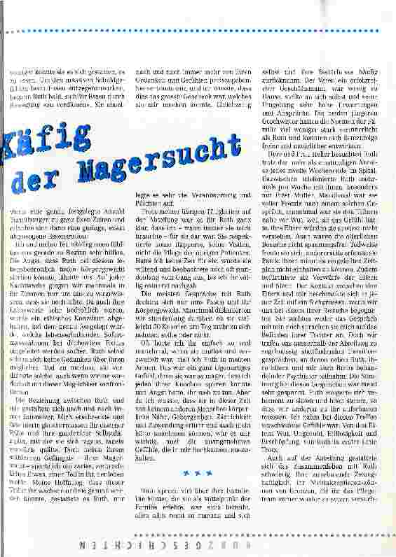 Vorschauseite 2: Im Käfig der Magersucht