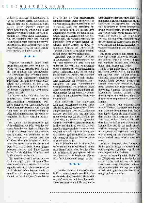 Vorschauseite 3: Im Käfig der Magersucht